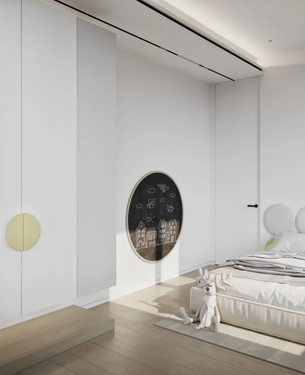 二胎媽媽的118㎡好牛：臥室佔一半面積，還能隔出家政房和衣帽間