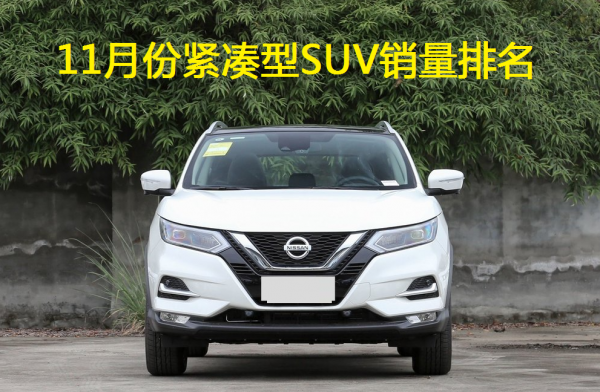11月緊湊型SUV銷量排名1-50名出爐，逍客進前五，皓影途嶽破萬！