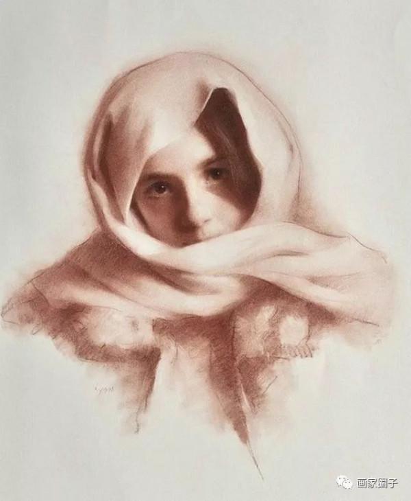 美國女畫家的素描,太厲害了 美國女畫家的素描,太厲害了