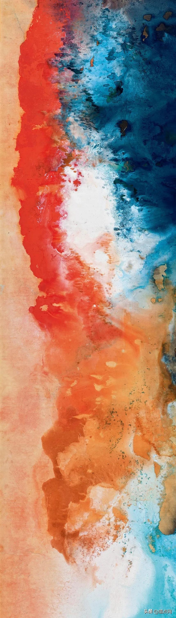 張大千極罕見「朱橙潑彩」染寫秋色 美術館級鉅作驚豔亮相中國嘉德 張大千極罕見「朱橙潑彩」染寫秋色 美術館級鉅作驚豔亮相中國嘉德