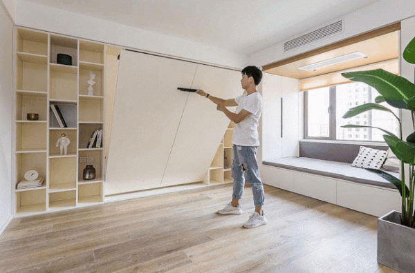 醫生真會玩！130㎡現代複式樓，功能多達9種的書房，不想出門了