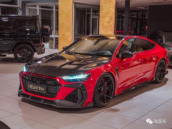 花100萬打造735馬力的奧迪RS7，3秒破百的碳纖維猛獸你們愛了嗎？