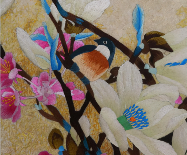 餐廳掛幅“吉祥花”，滿枝開滿花，好看又大氣，轉運又旺家