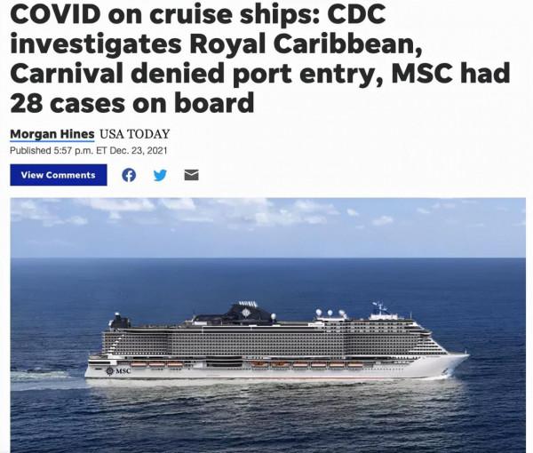 聖誕節變新冠“牢籠”！多艘巨輪爆疫！江蘇小夥劫後餘生：只想趕緊回國