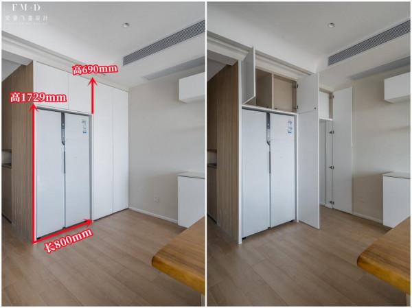 入戶就是樓梯，不用愁！一個轉角櫃，解決玄關櫃、冰箱櫃和家政間