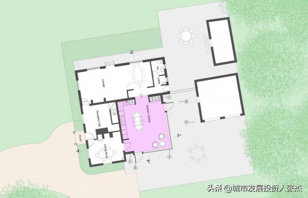 新式住宅——超現代玻璃擴建體量與維多利亞風格的碰撞