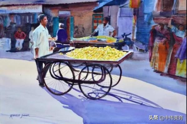 這光影構圖得簡直神了！他筆下風景畫細節也太到位了吧