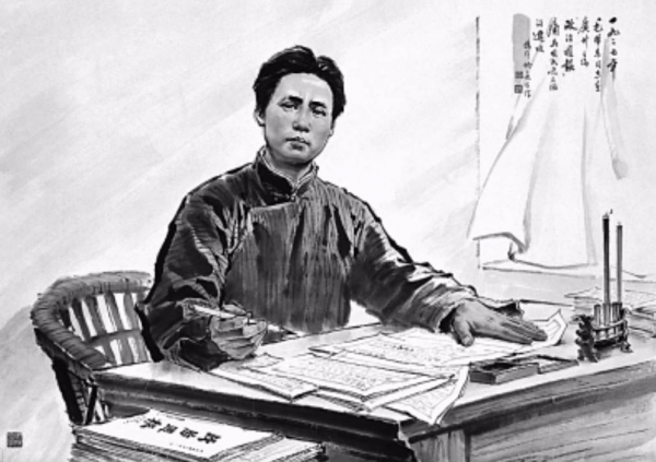 建國以後，主席得知同窗伍如春家境窘迫，親筆信送去300元人民幣