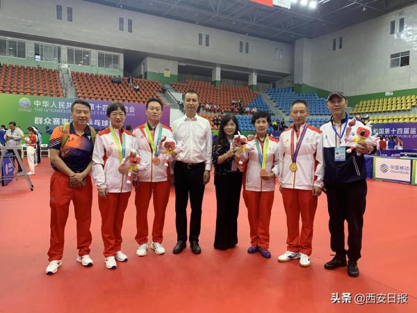 陝西收穫全運會乒乓首金