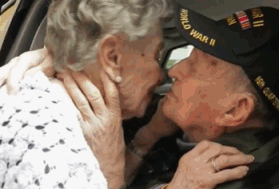 現實版的美國隊長和佩吉的愛情故事，看完你感動了麼？