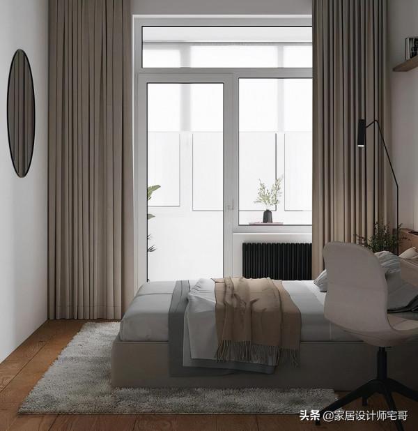 走進32歲小姐姐48㎡的家，裝飾簡約大氣有格調，高階感藏都藏不住