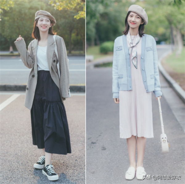 今年春天“懶人裙”火了，配平底鞋穿，既優雅時髦，又舒適不累腳