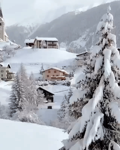 大雪過後，唯美的童話世界