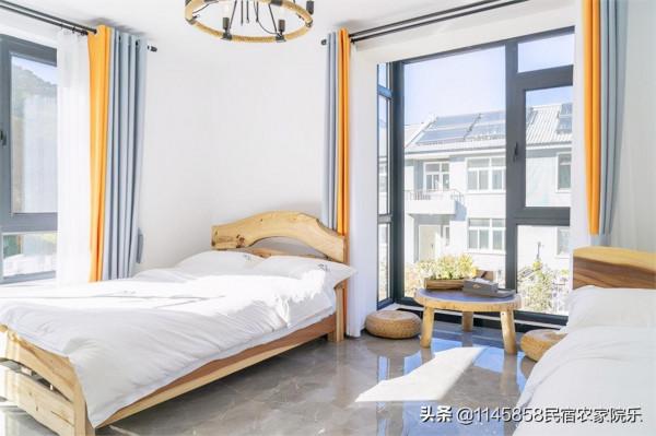 北京平谷金海湖淺山石語民宿，緊依大金山將軍關石河畔，LOFT別墅