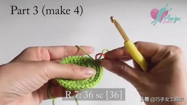 用零線就把蔬菜水果鉤得如此逼真，比新鮮的還要美