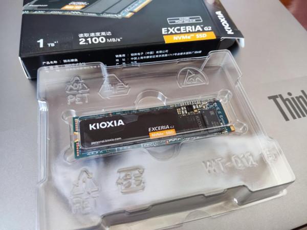 給萌妹子的聯想Thinkbook14加固態硬碟——鎧俠 RC20 EXCERIA G2簡測 給萌妹子的聯想Thinkbook14加固態硬碟——鎧俠 RC20 EXCERIA G2簡測