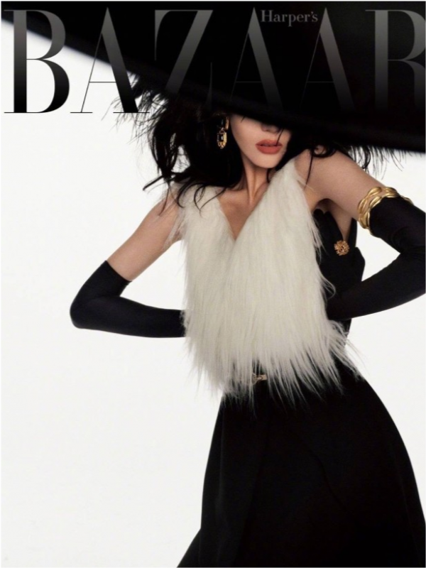 熱巴閉年大刊造型徹底封神！嘗試新風格形象大變，穿貂皮高調炫富