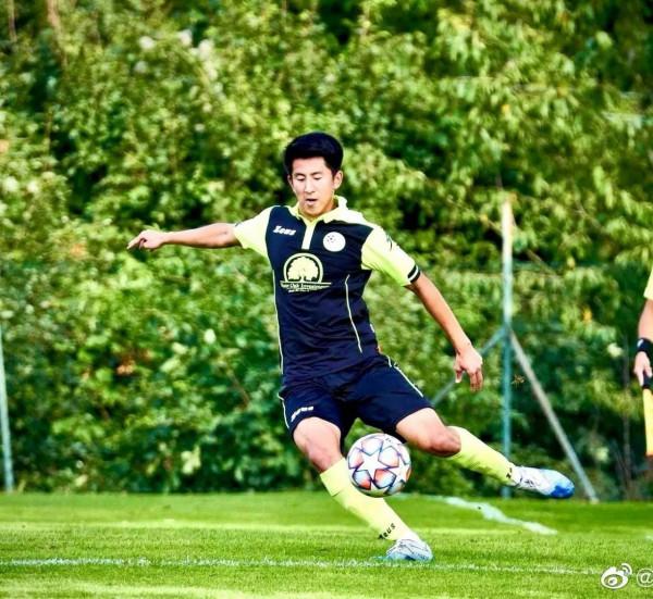 留洋球員姜偉勝進球助球隊獲勝,賽後對球迷送出了中秋祝福 留洋球員姜偉勝進球助球隊獲勝,賽後對球迷送出了中秋祝福