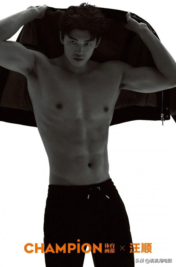 組圖：奧運冠軍汪順《體育畫報》封面大片，外形俊朗高大帥氣