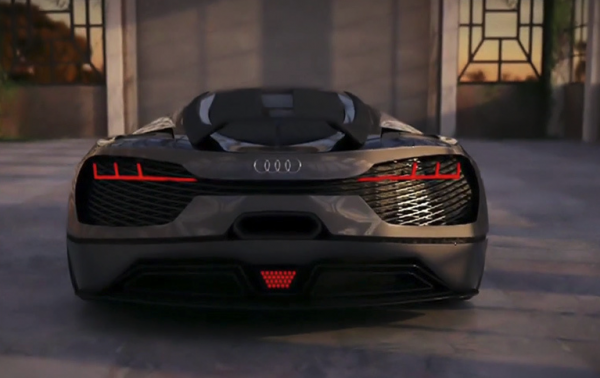 最新設計語言大燈，百公里3秒！奧迪全新R9雙門超跑