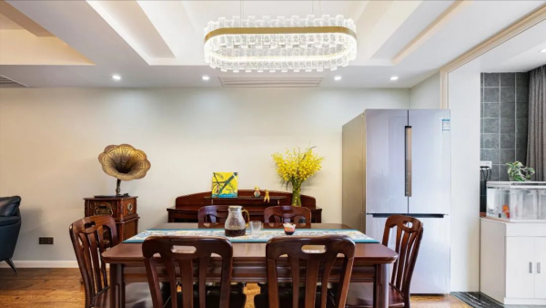 裝修案例 | 100㎡美式混搭，古典與現代的優雅結合