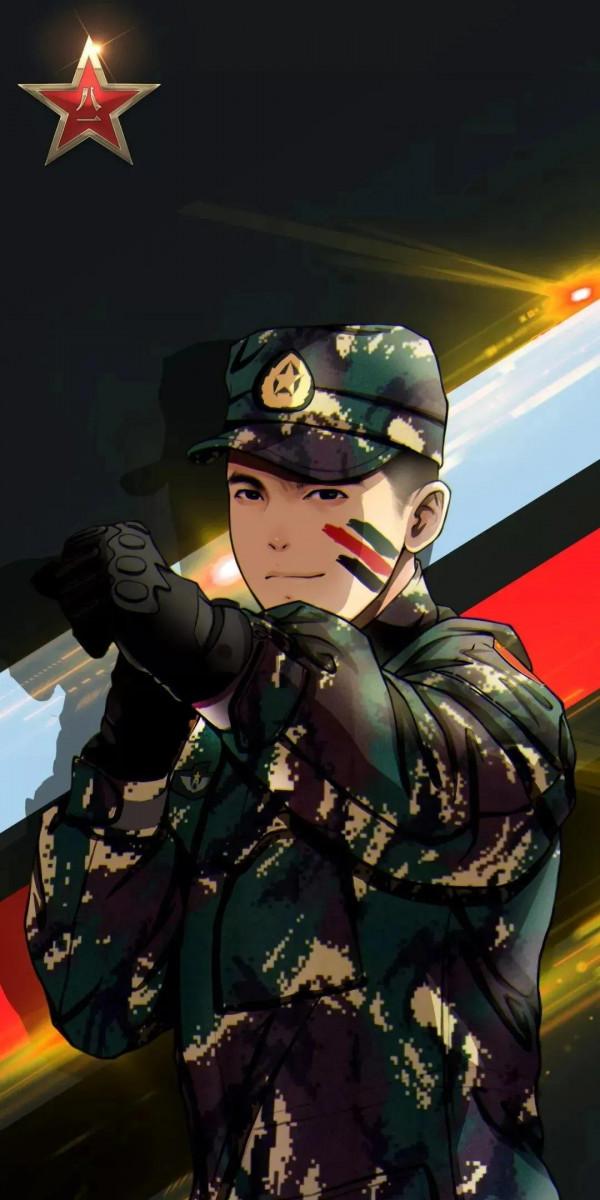 硬核軍人手機桌布：青春有很多樣子，很慶幸青春裡有穿軍裝的樣子