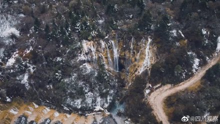 秘境美景！四川平武森林秘境中的野瀑布