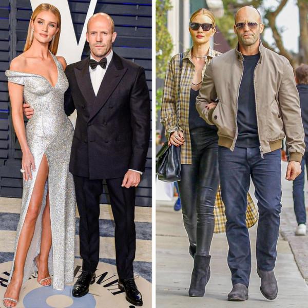 20對在紅地毯上光鮮靚麗的情侶，在現實生活中就像我們鄉下的鄰居