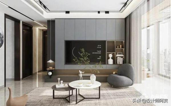 130㎡現代輕奢，真的從玄關美到浴室，看完走不動了