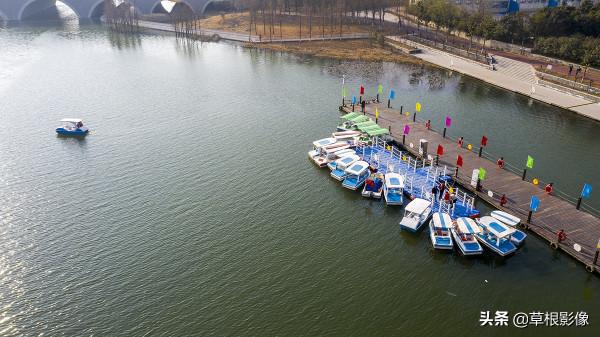 陵西湖水上專案驚豔市民，現場美輪美奐