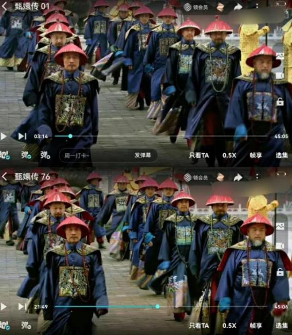 《甄嬛傳》8處穿幫，玢兒給皇上伴舞，年羹堯賀四蛋登基