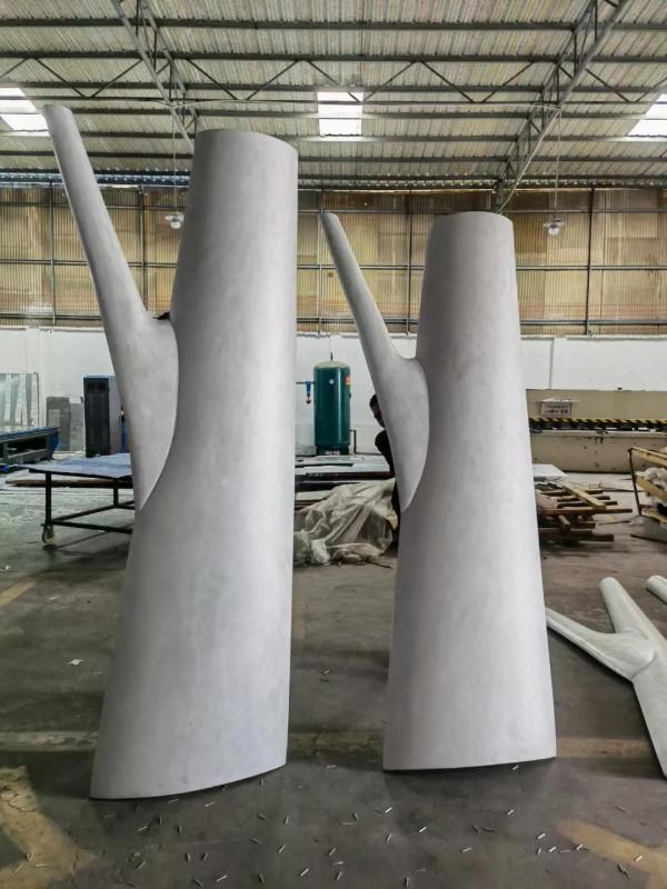 雙曲鋁單板做出來的大樹