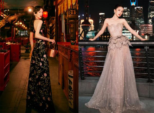 Elle盛典，娜扎劉詩詩穿同牌高定驚豔，唐嫣嘗試新發型卻翻車？