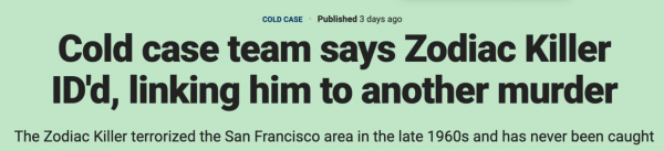 美國最恐怖殺人懸案告破？殘害37人戲耍警方半世紀，他終於翻車