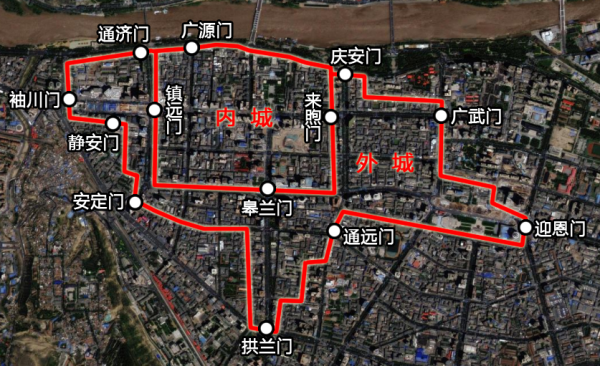 現時與清代省會以上城池圖鑑