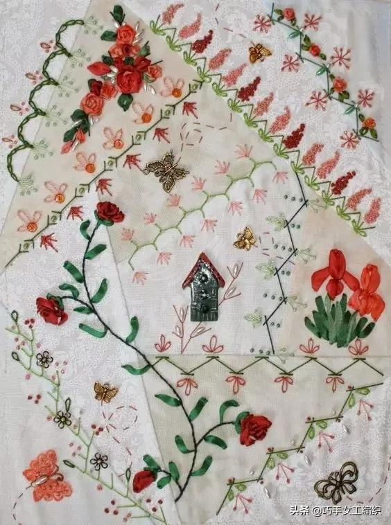 再碎的布頭亂拼亂縫，用這個方法，能做一大堆，美感瞬間提升了