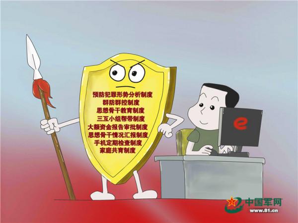 漫畫|打贏軍營網路安全“保衛戰” 漫畫|打贏軍營網路安全“保衛戰”