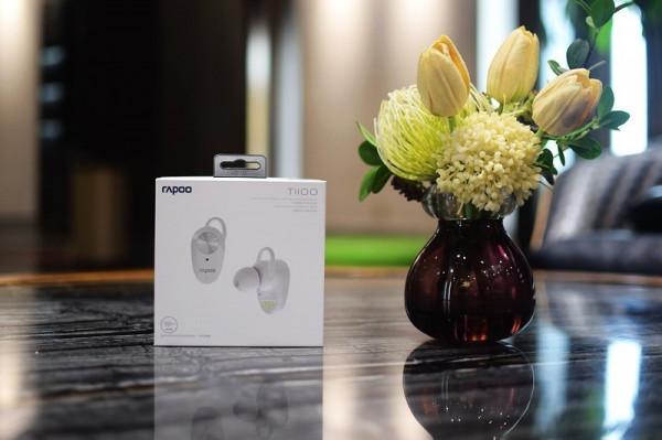 ANC主動降噪 APT通透模式 雷柏Ti100藍芽TWS耳機 ANC主動降噪 APT通透模式 雷柏Ti100藍芽TWS耳機