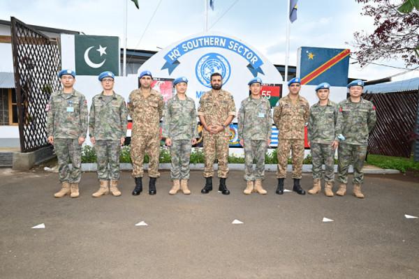 聯剛團南部戰區司令會見中國維和部隊 聯剛團南部戰區司令會見中國維和部隊