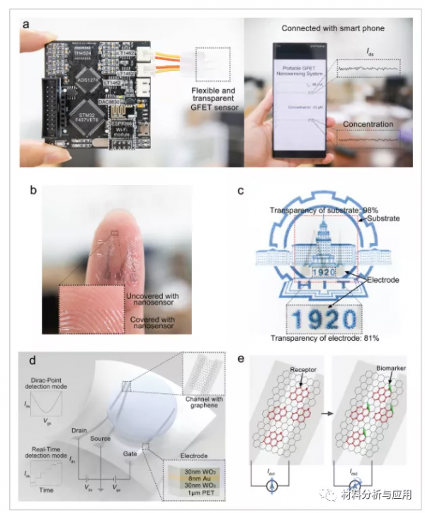 哈工大：超柔韌透明石墨烯可穿戴感測器，用於檢測體液生物標誌物