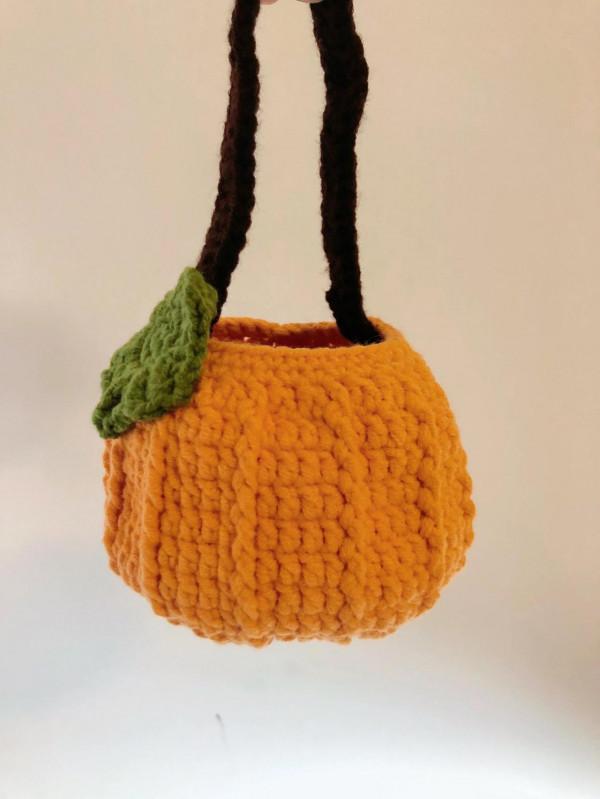 南瓜手提收納包［附教程］