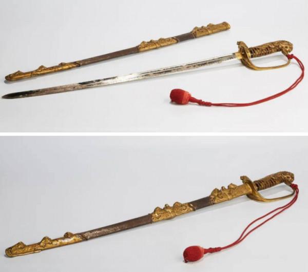 張作霖的醒獅勳刀,當時中國軍人的最高榮譽,蔡鍔的勳刀捐給國家 張作霖的醒獅勳刀,當時中國軍人的最高榮譽,蔡鍔的勳刀捐給國家