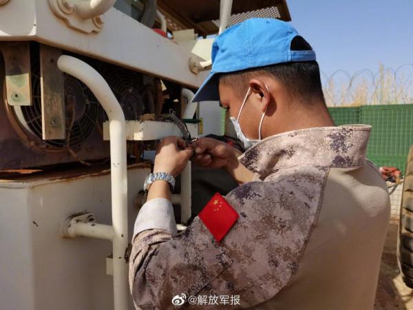 中國第九批赴馬裡維和工兵分隊梅納卡分遣隊抵達任務區