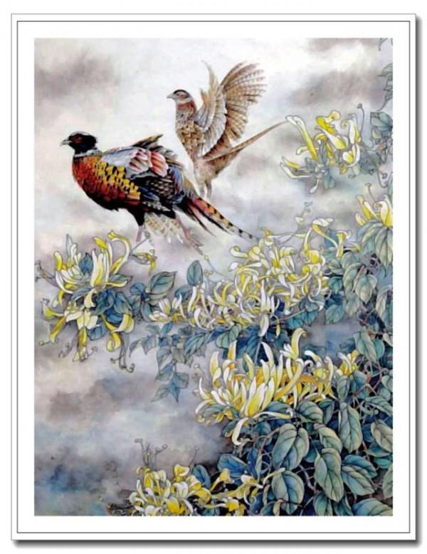 國畫名家陳東山工筆花鳥