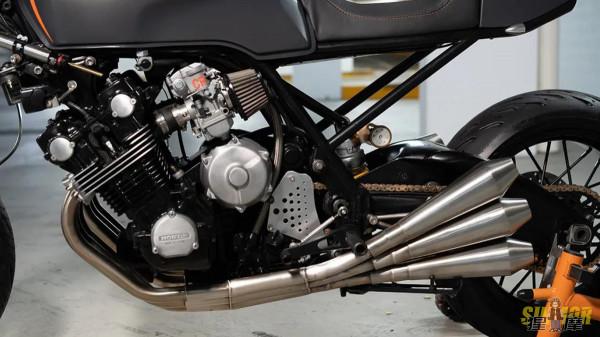 本田 CBX1000改裝，Cafe Racer風格的六缸怪獸，依舊寶刀未老