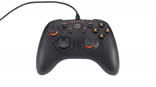 達爾優H101有線遊戲手柄簡評：平價好用顏值高