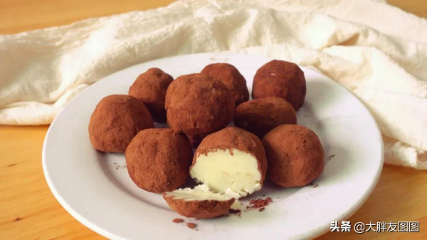 揭秘！巧克力松露的做法，再也不用買啦，空氣感十足的巧克力