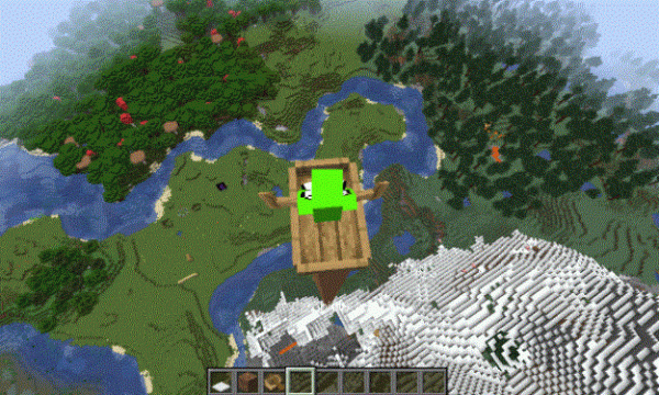 我的世界:不開創造如何上天?600m/s超音速飛行,御“雨”術 我的世界:不開創造如何上天?600m/s超音速飛行,御“雨”術