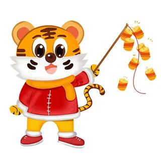 2022虎年福運聊天圖