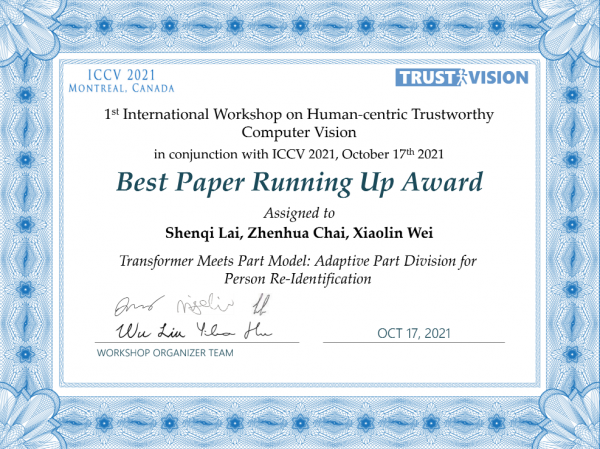 美團主辦ICCV2021研討會及挑戰賽